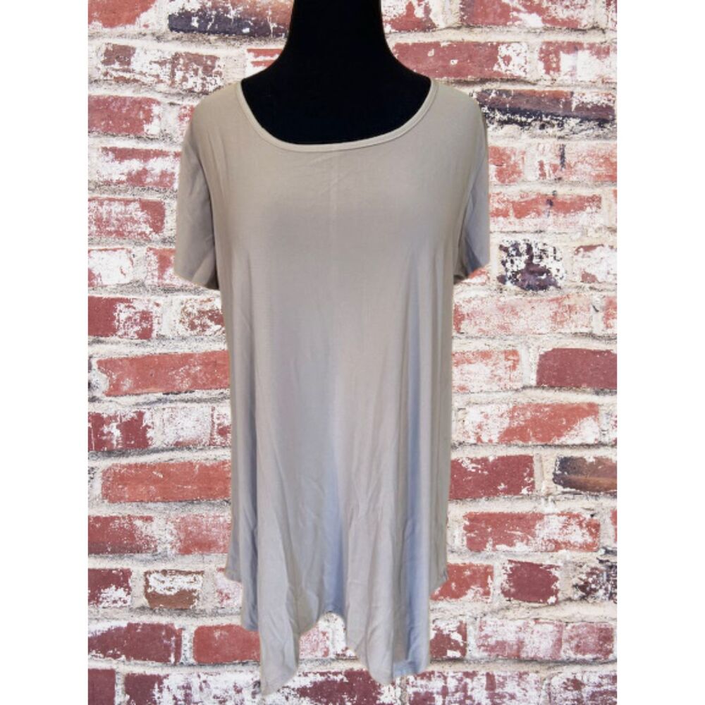 Khaki Sharkbite  (I) T14312X   2X   NWT Boutique